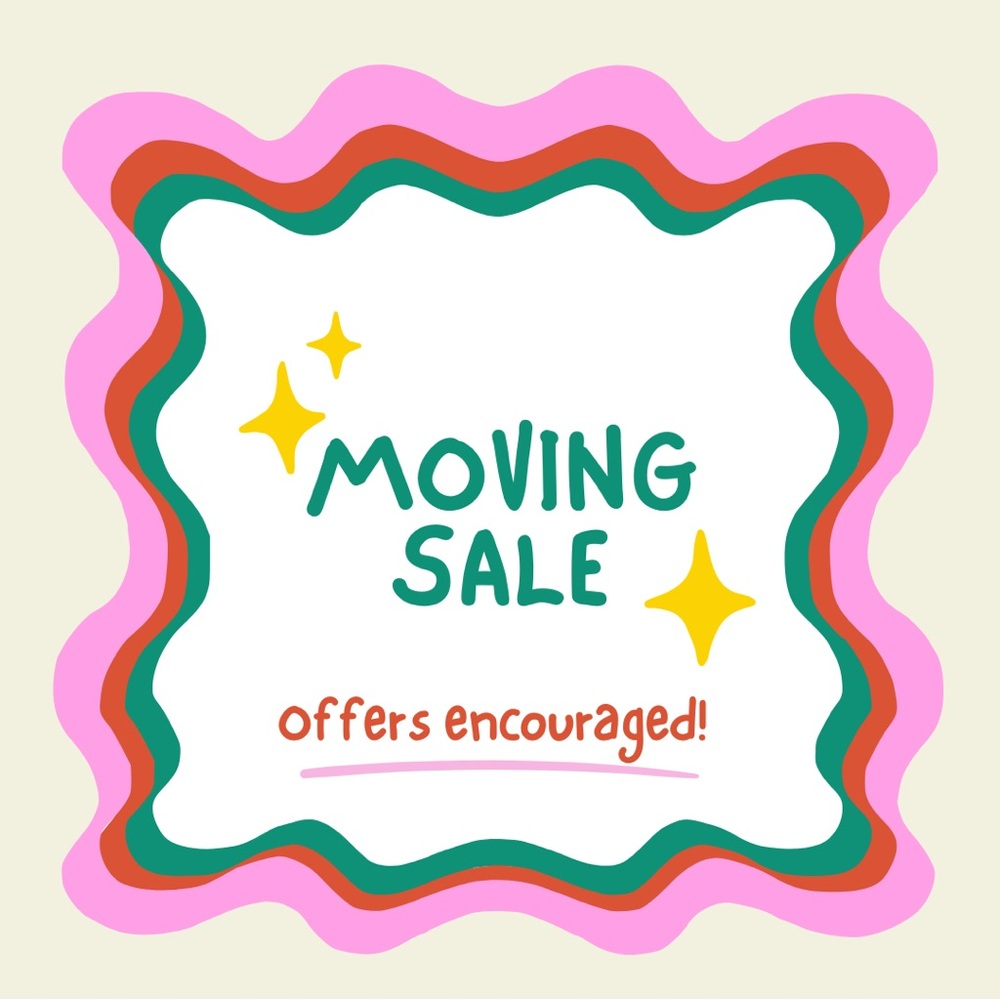 MOVING SALE 🚚